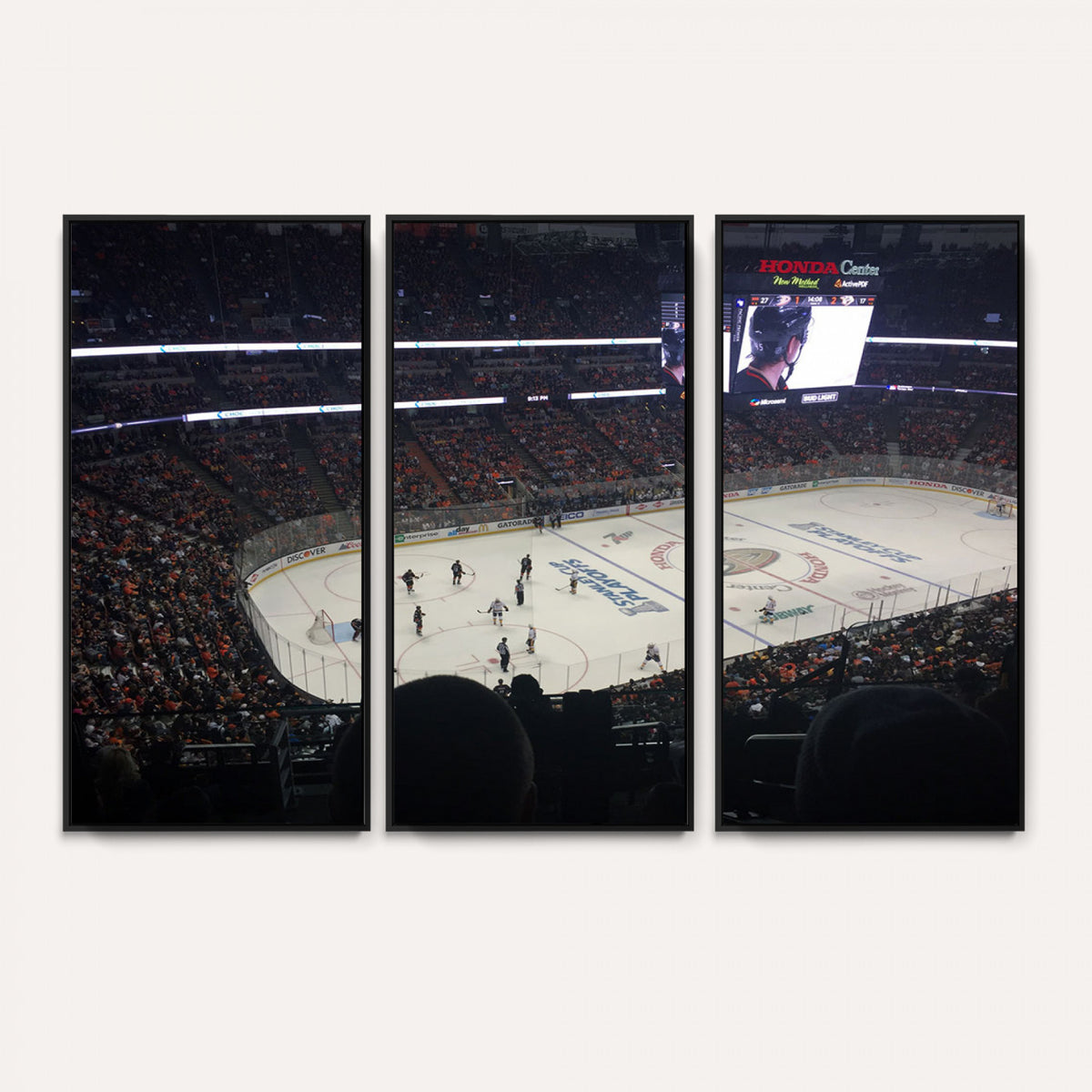 24634-MGV-CV-36X24 - Honda Center California Anaheim Ducks Hockey Stadium Wall Art