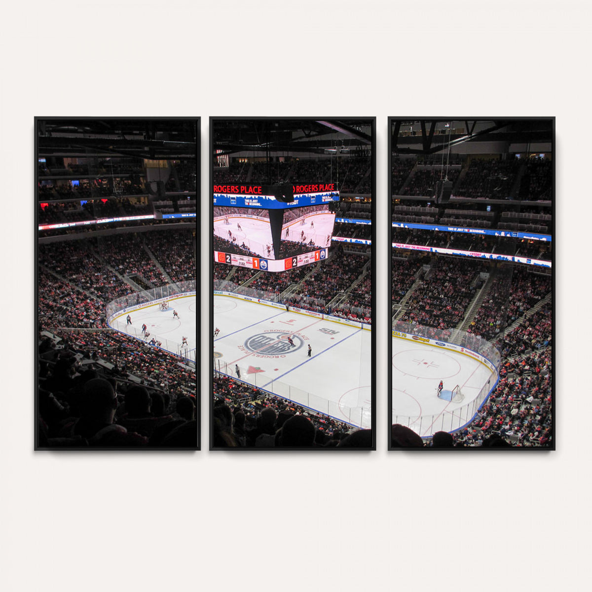 71180-MGV-CV-36X24 - Rogers Place Edmonton Oilers Ice Hockey Stadium Wall Art