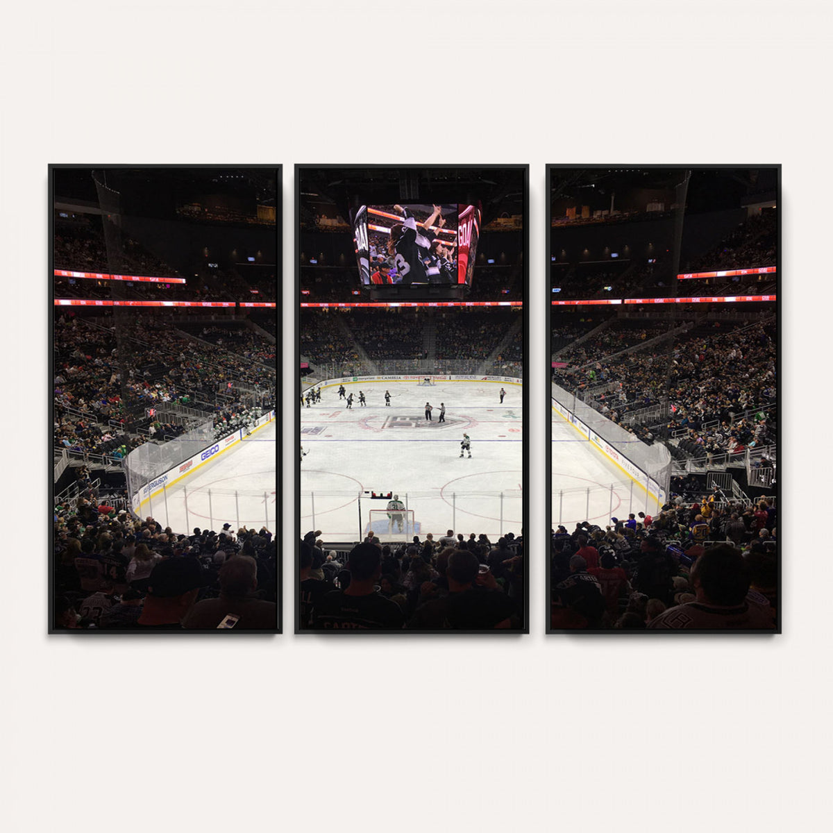 14802-MGV-CV-36X24 - T Mobile Arena Paradise Nevada Vegas Golden Knights Ice Hockey Stadium