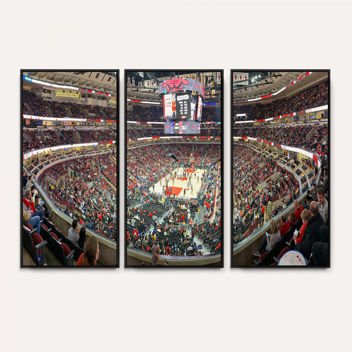 43481-MGV-CV-36X24 - United Center Chicago Bulls Stadium Wall Art Canvas Print