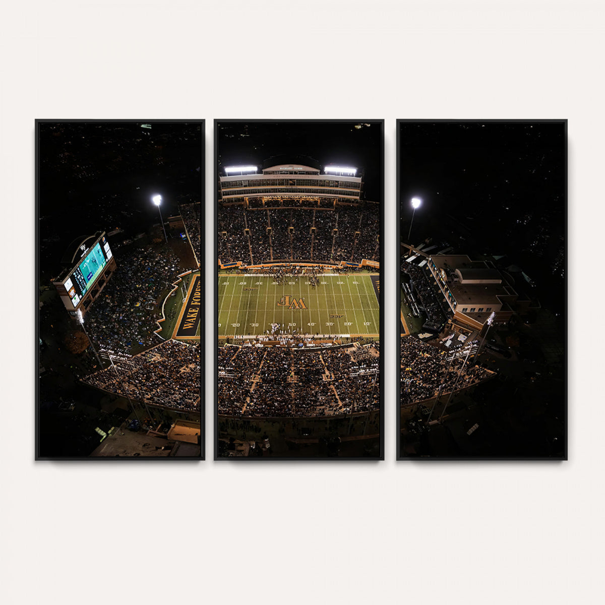 20605-MGV-CV-36X24 - Wake Forest University Demon Deacons Canvas Print, Football Team Wall Art