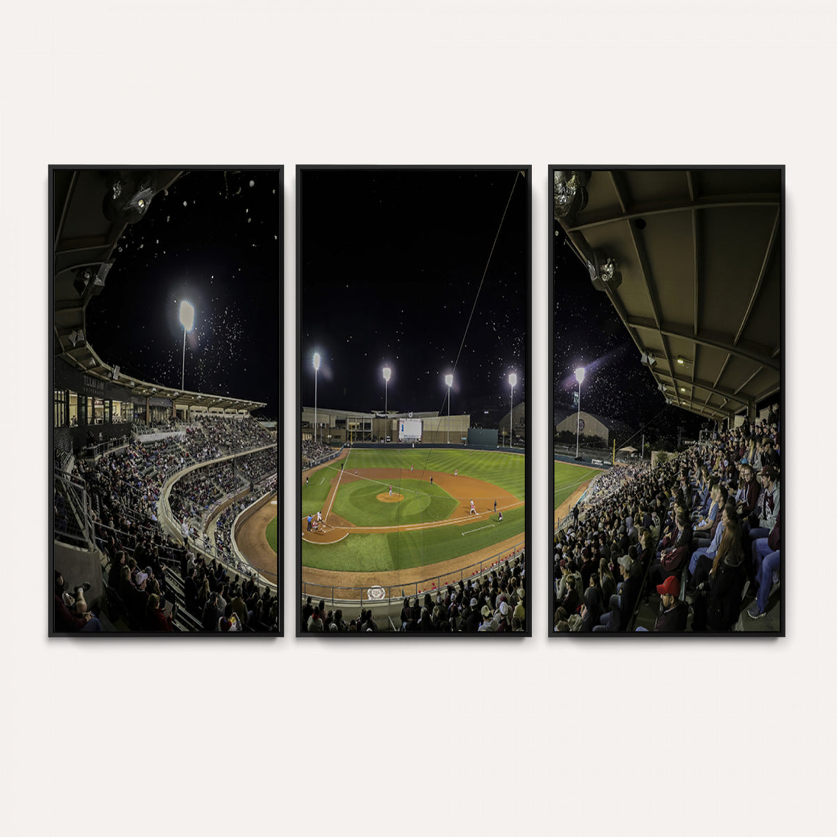 10262-MGV-CV-36X24 - Olsen Field at Blue Bell Park - Texas A&M Aggies Baseball Stadium Wall Art Canvas Print