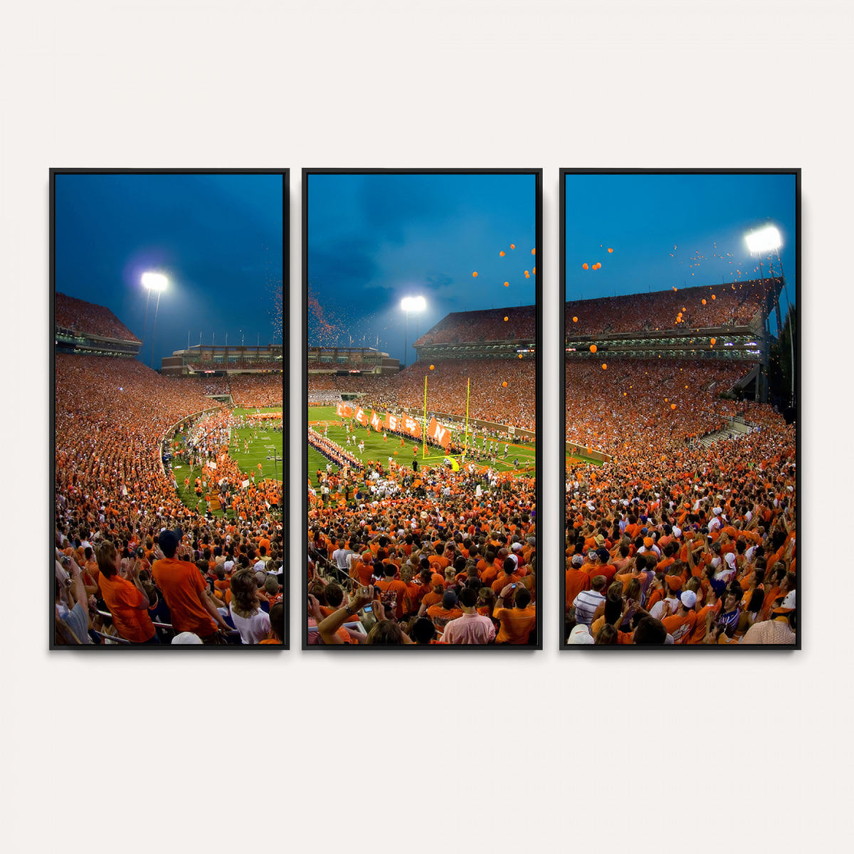 26196-MGV-CV-36X24 - Clemson University Tigers Football Team Print, Clemson