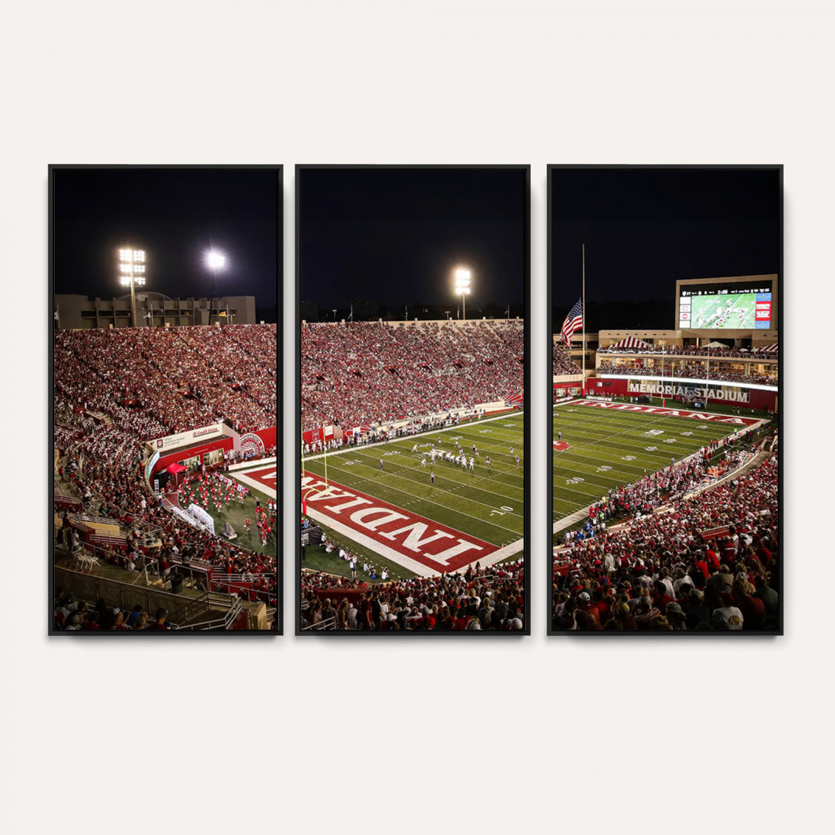 82748-MGV-CV-36X24 - Indiana University Hoosiers Football Team Print Canvas