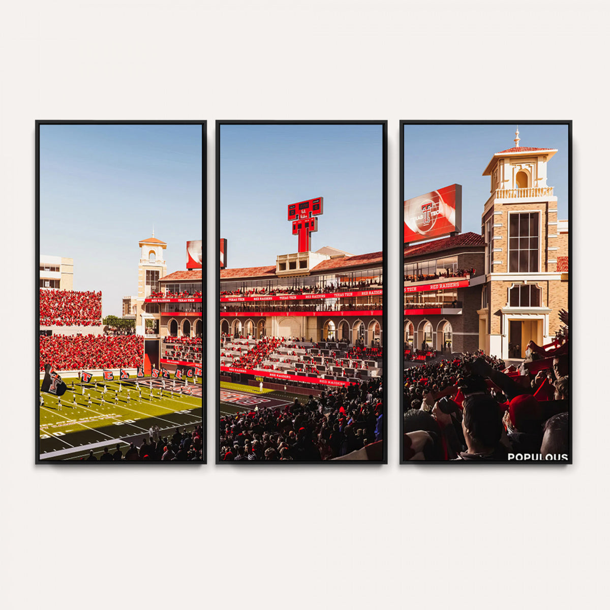 89744-MGV-CV-36X24 - Jones AT&T Stadium Texas Tech Red Raiders Wall Art