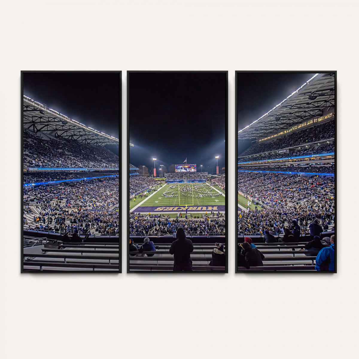 85780-MGV-CV-36X24 - The University of Washington Huskies Football Team Print, Extra Large Game Room Wall Decor