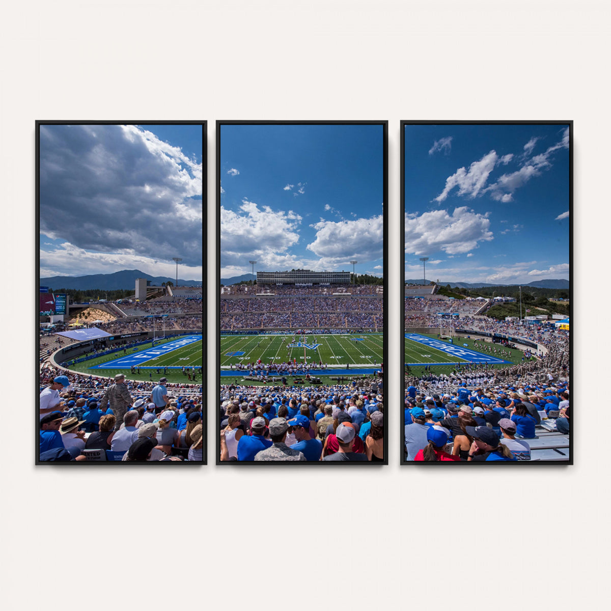 59281-MGV-CV-36X24 - Air Force Falcons Football Team Print, Colorado Springs