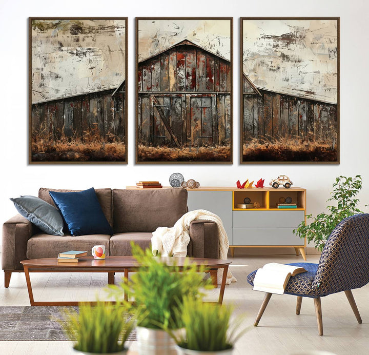 Rustic Barn Wall Art enhances your space with farmhouse-style decor.