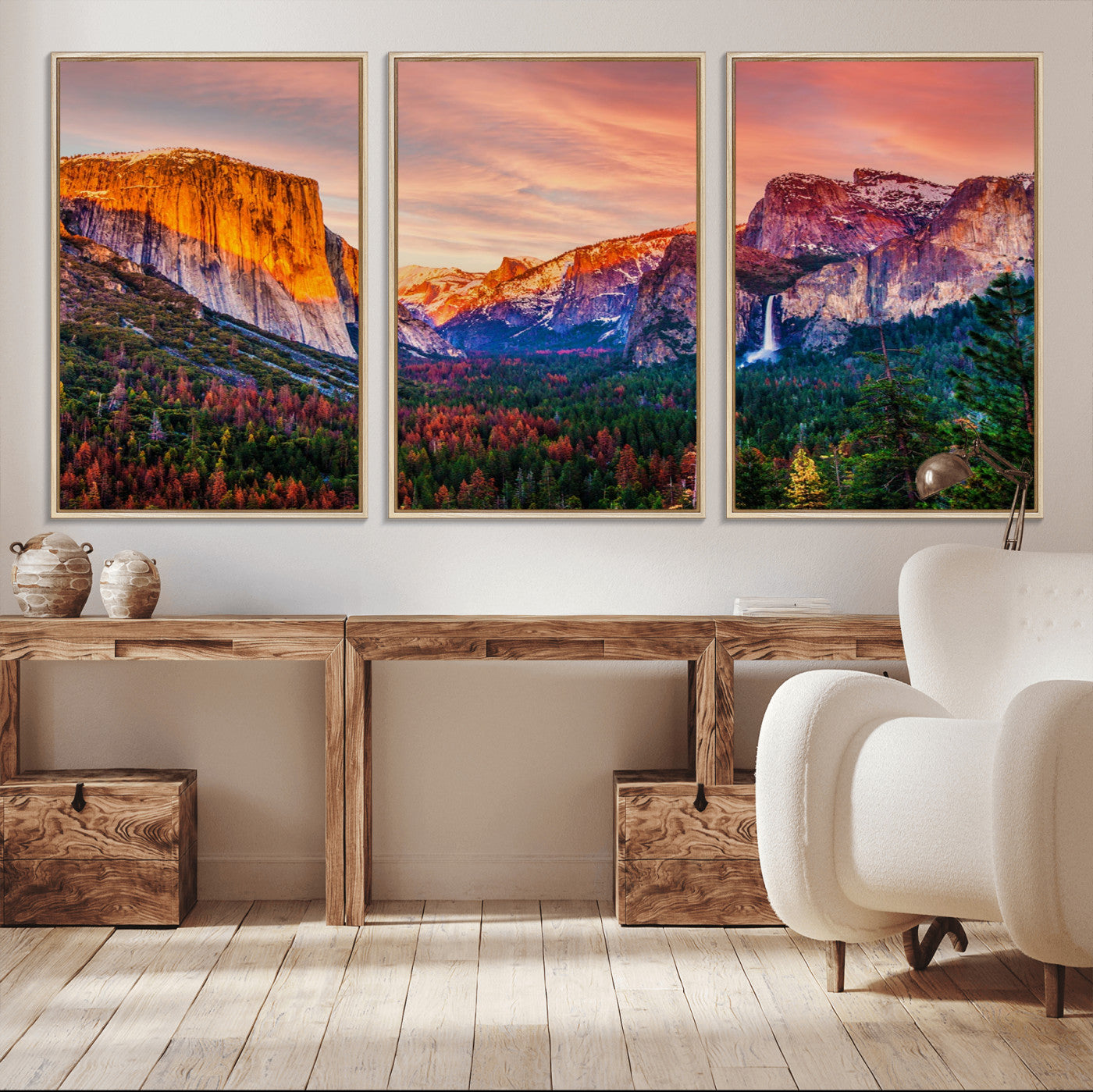 24519-MGV-CV-36X24-Yosemite Nal Park Wall Art Landscape Canvas Print El Capitan