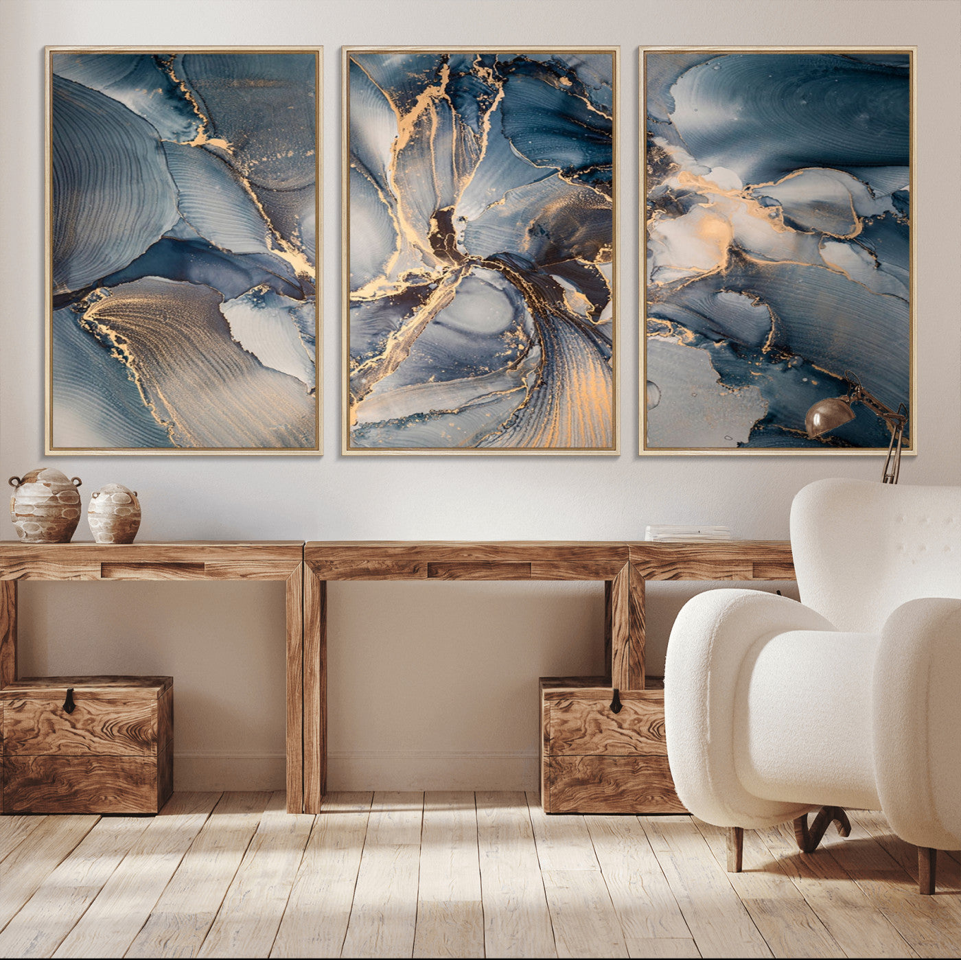 MGV-FC-60X30-3P - Abstract Wall Art Canvas Print for Modern Home Decor