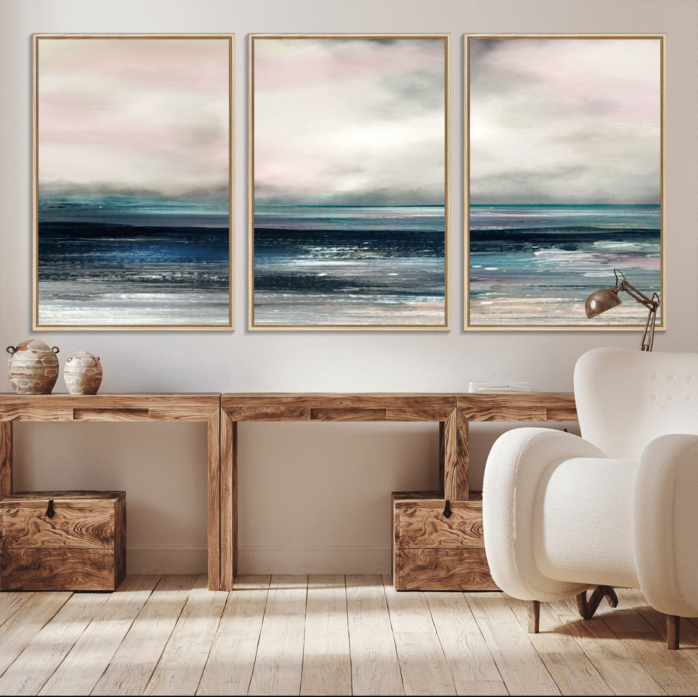 MGV-FC-60X30-3P - Contemporary Abstract Wall Art Canvas Print