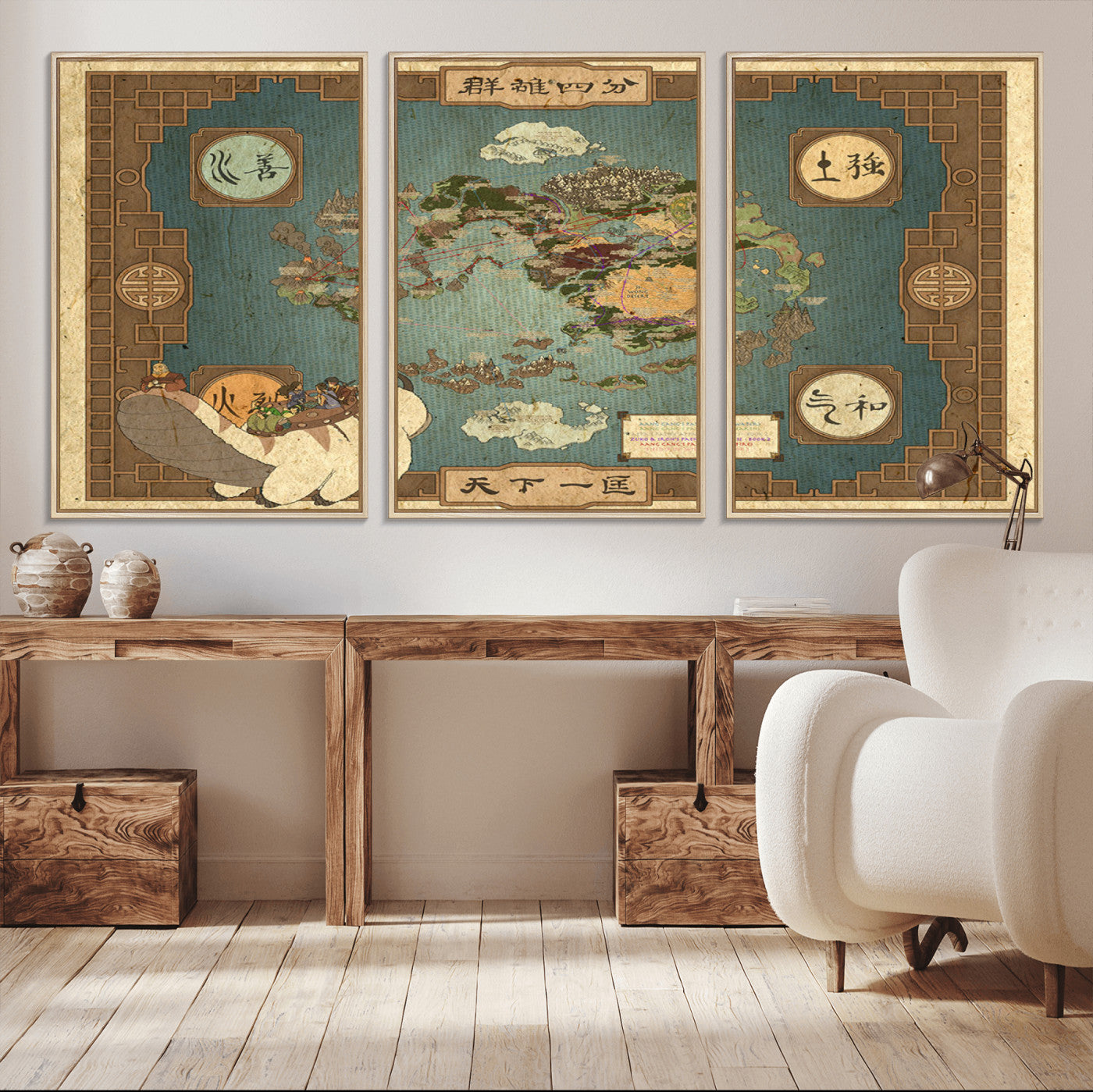 57832-MGV-FC-60X30-3P_Natural-Push Pin World Map Canvas Print – Travel Tracker Wall Art for Couples, Perfect Anniversary Gift for Home or Office Decor