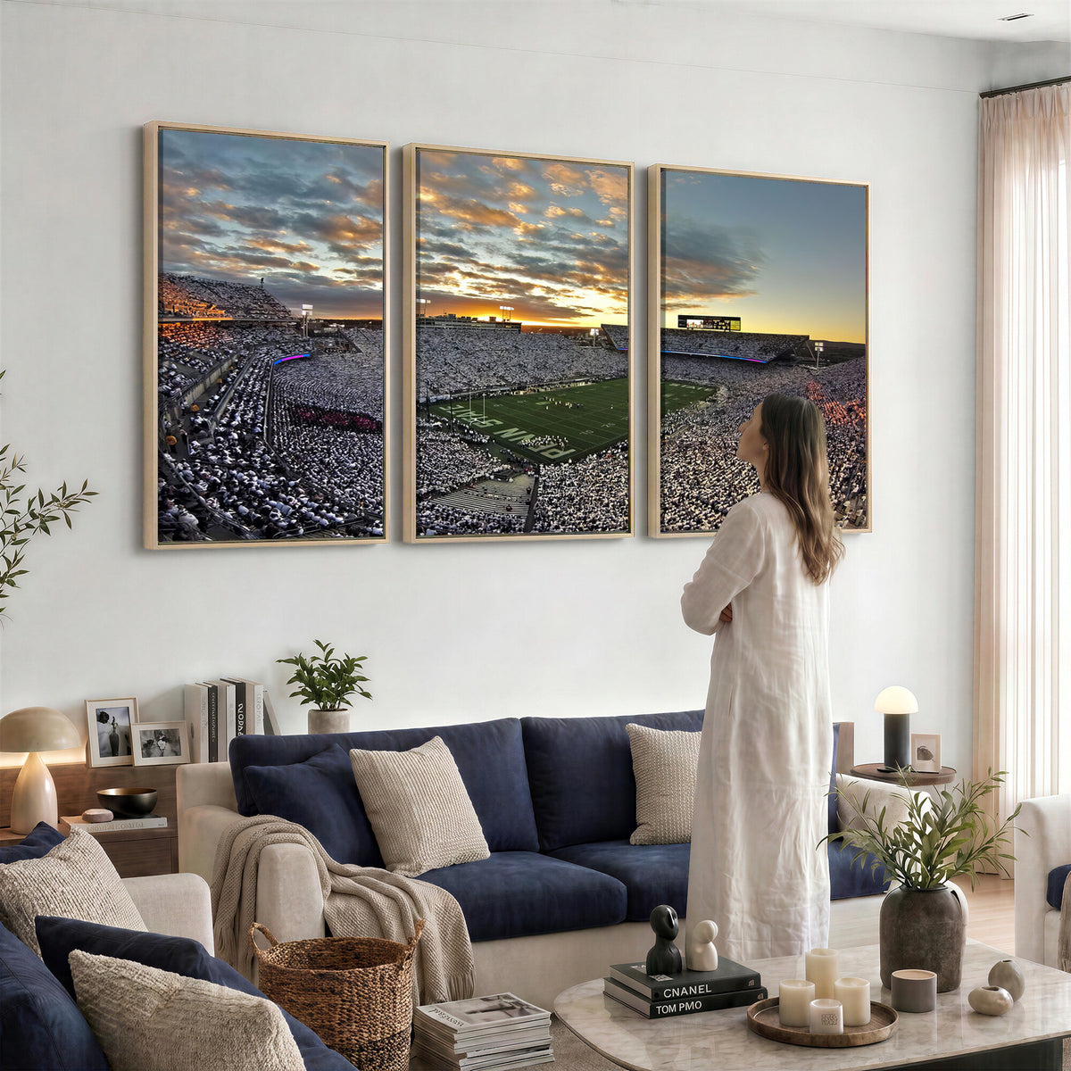 38807-MGV-CV-36X24 - Beaver Stadium Wall Art, Penn State Stadium Wall Art | Penn State Nittany Lions Football