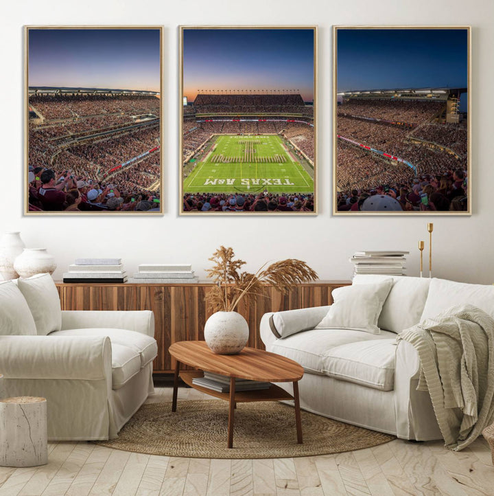 Kyle Field wall art print, framed and ready-to-hang.