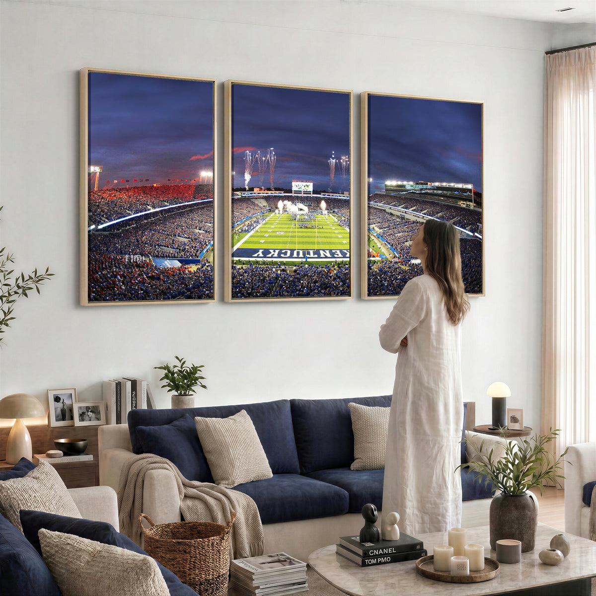 26008-MGV-CV-36X24 - Kroger Field Canvas Wall Art, Kentucky Stadium Wall Art