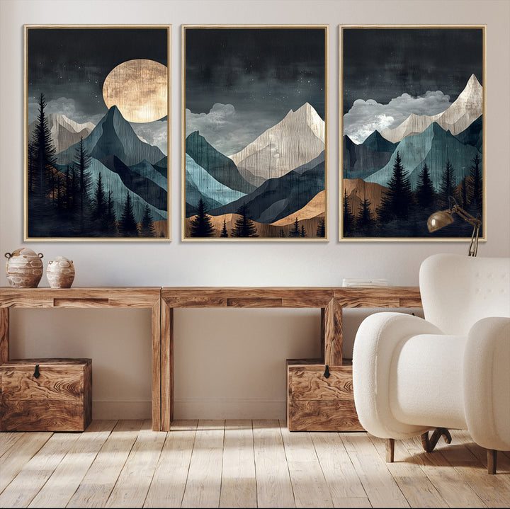 Framed Wall Art Canvas Print