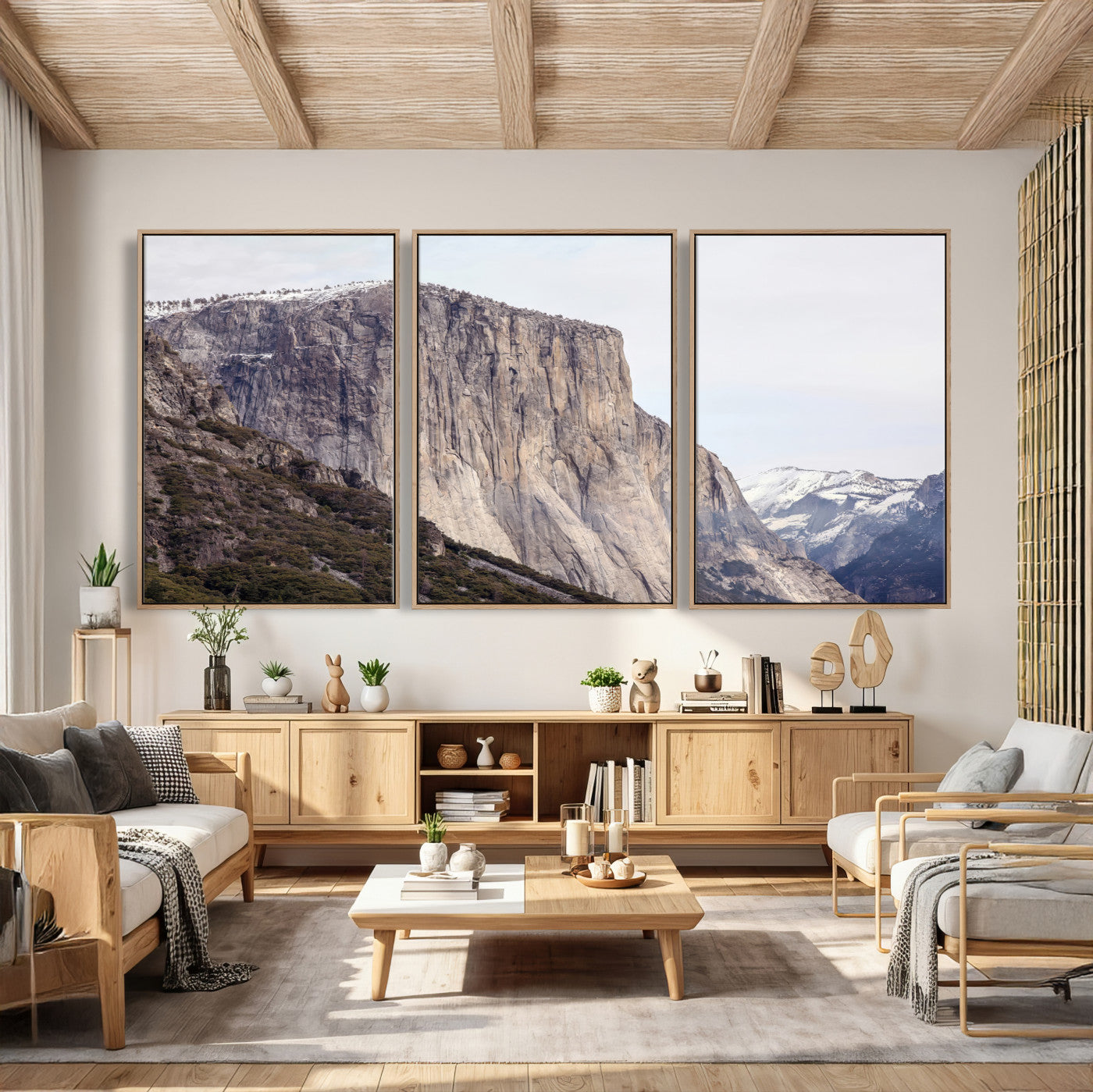 74506434-MGV-CV-36X24 - El Capitan Yosemite Mountain Wall Art – Yosemite Cliff Canvas Print, Rugged Terrain and Timeless Wilderness Decor for Office, Living Room or Cabin