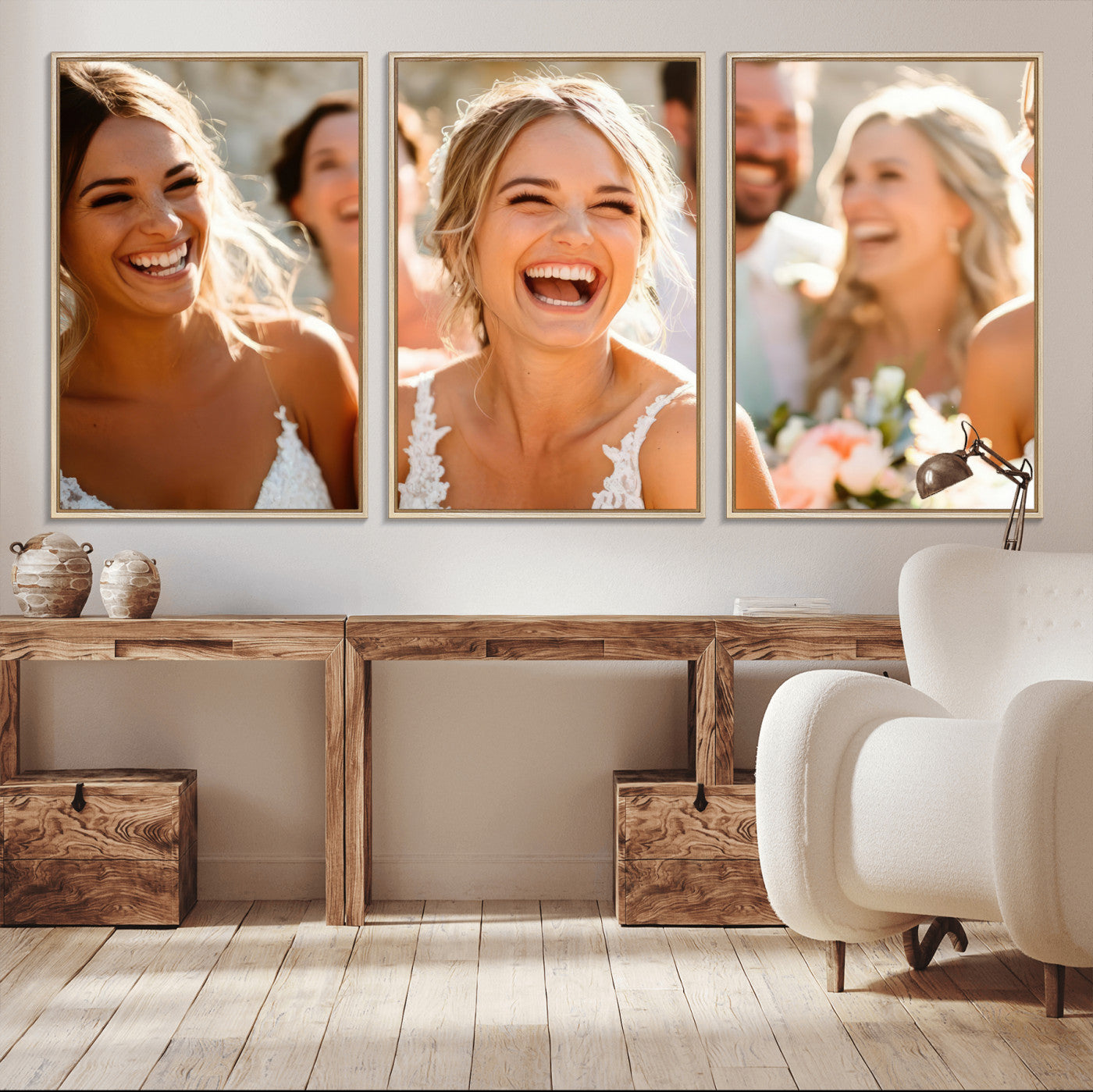 CSTM912-MGV-CV-60X30-3P-Custom Canvas Wall Art – Personalized Photo Print Unique Design, Creative Decor for Home, Living Room