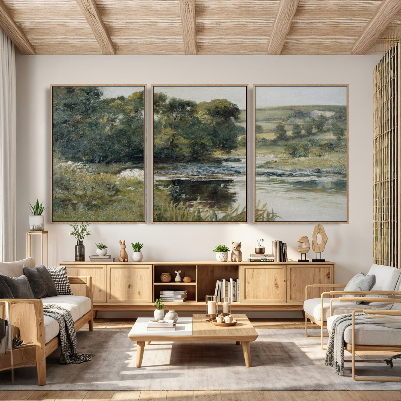 63256010-MGV-CV-36X24 - Edward Mitchell Bannister Streamside Wall Art Canvas Print