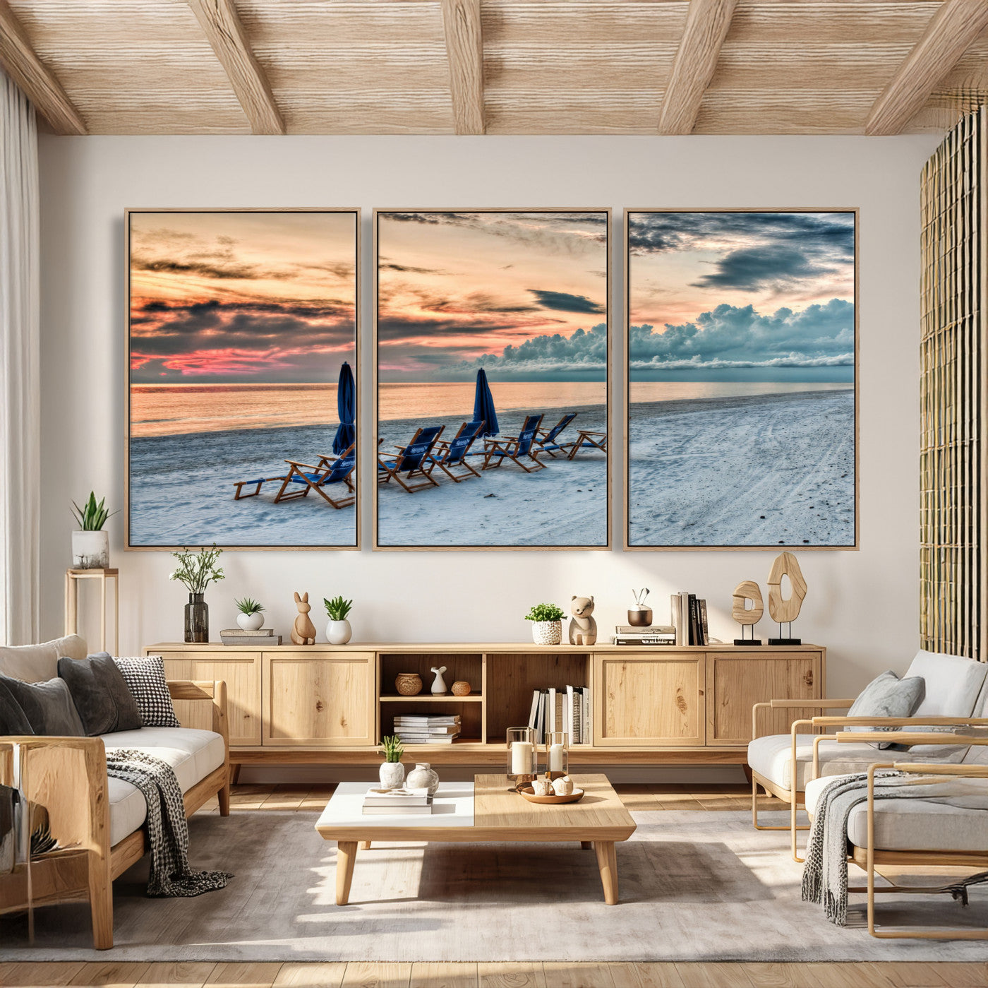 17237006-MGV-CV-36X24 - Serene Gulf Solitude Wall Art Canvas Print