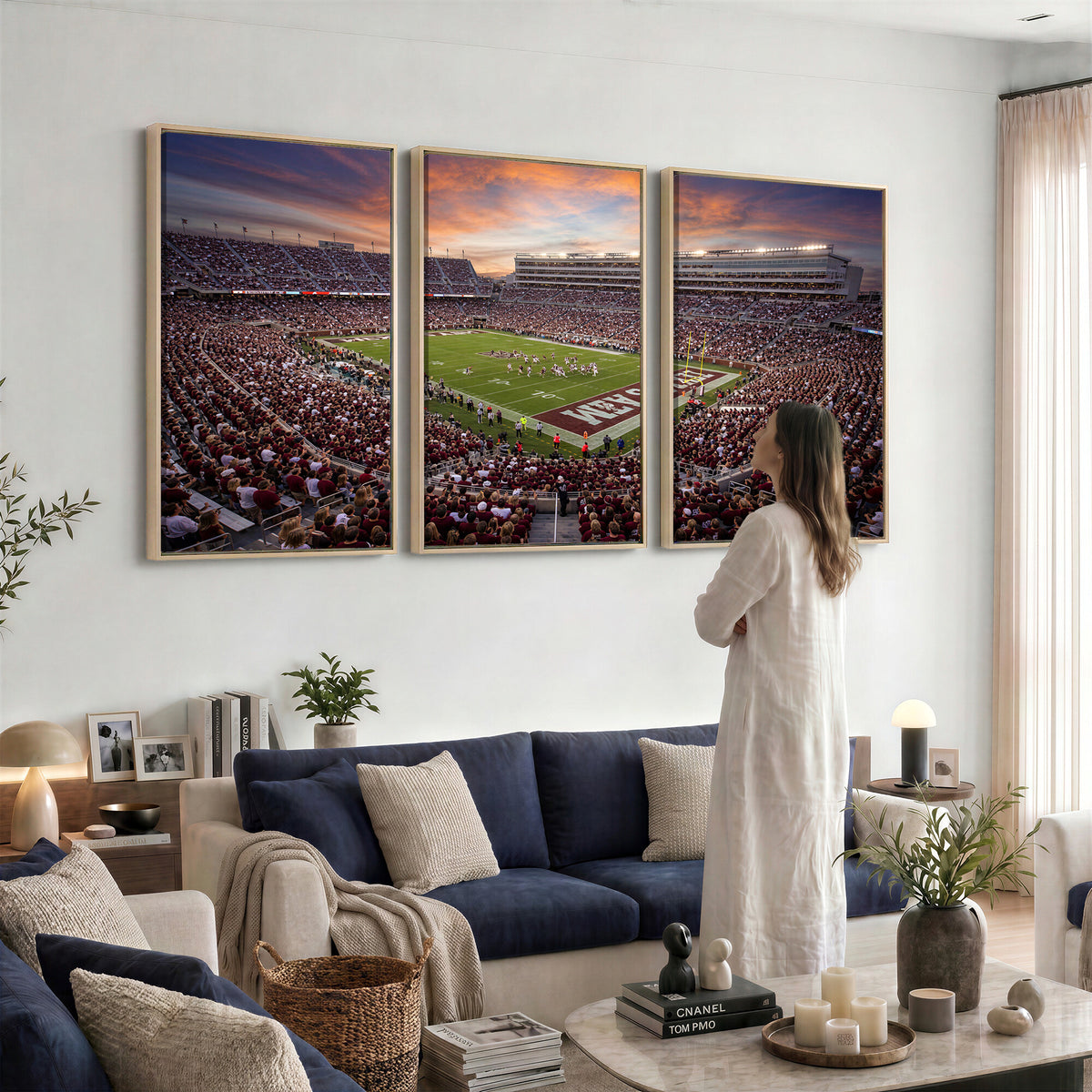 66624578-MGV-CV-36X24 - Stadium Wall Art Canvas Print