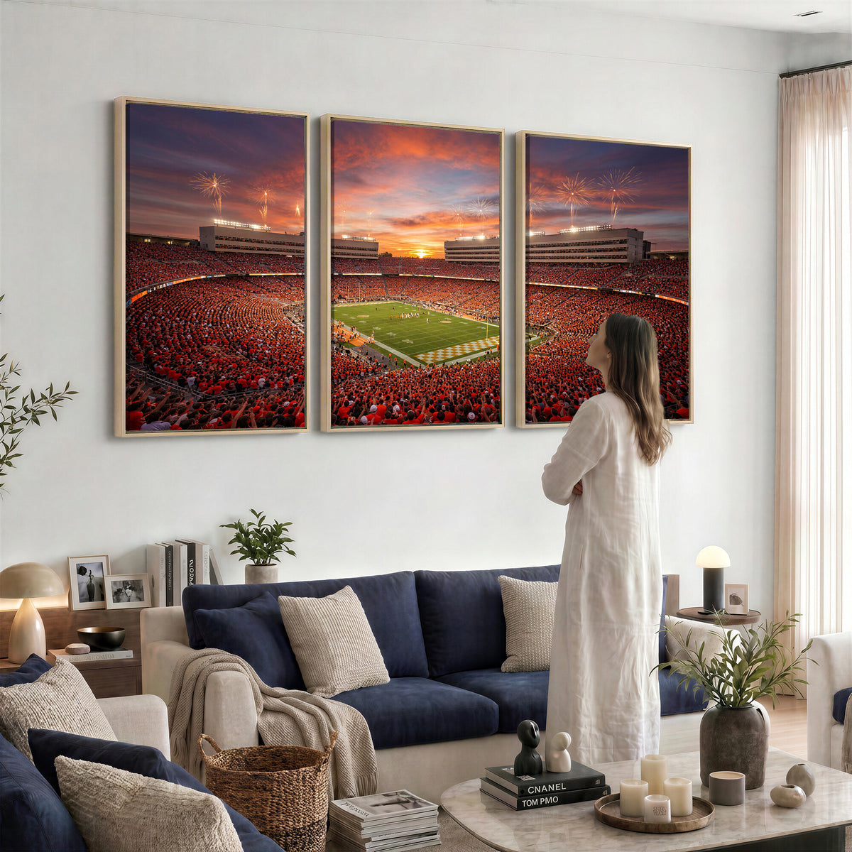 66964685-MGV-CV-36X24 - Stadium Wall Art Canvas Print
