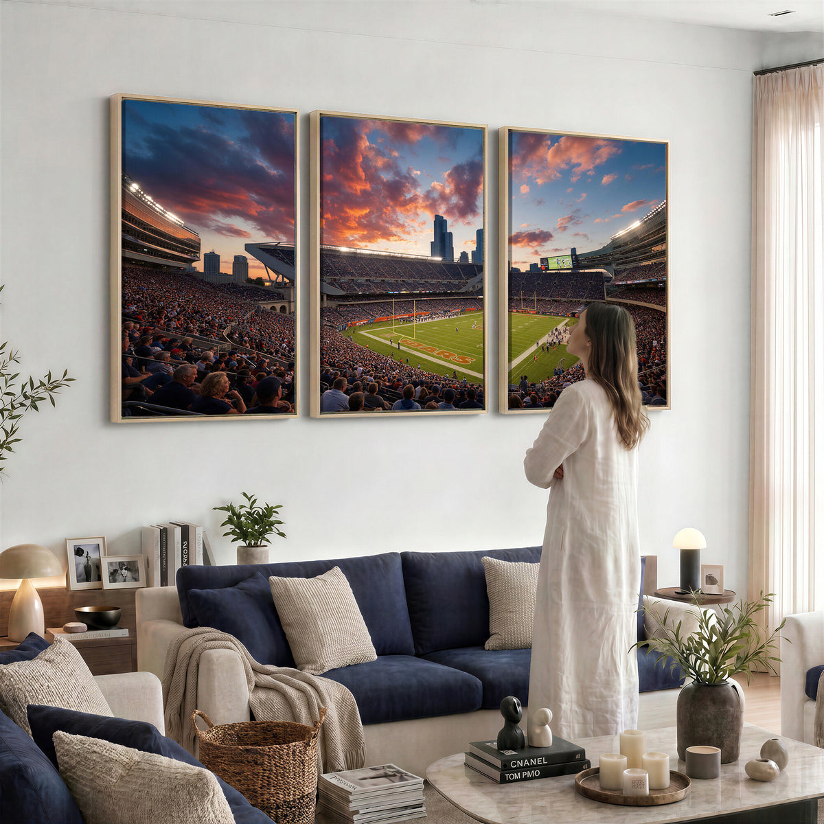 21104528-MGV-CV-36X24 - Stadium Wall Art Canvas Print