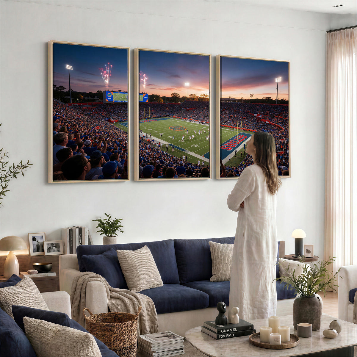 76151234-MGV-CV-36X24 - Stadium Wall Art Canvas Print