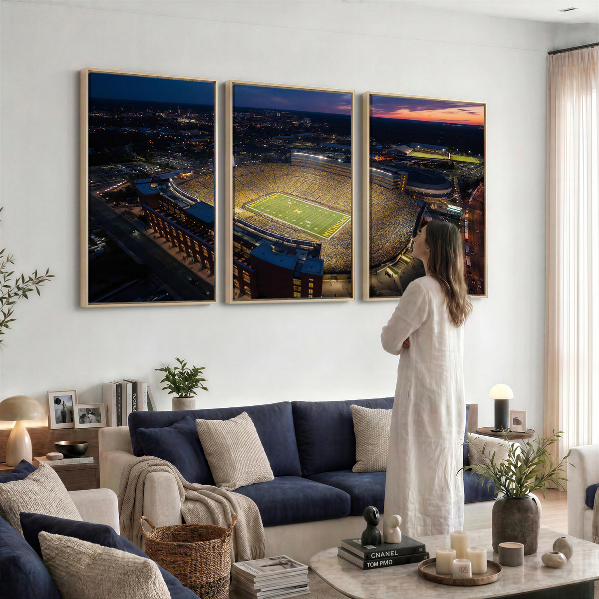 61127284-MGV-CV-36X24 - Stadium Wall Art Canvas Print