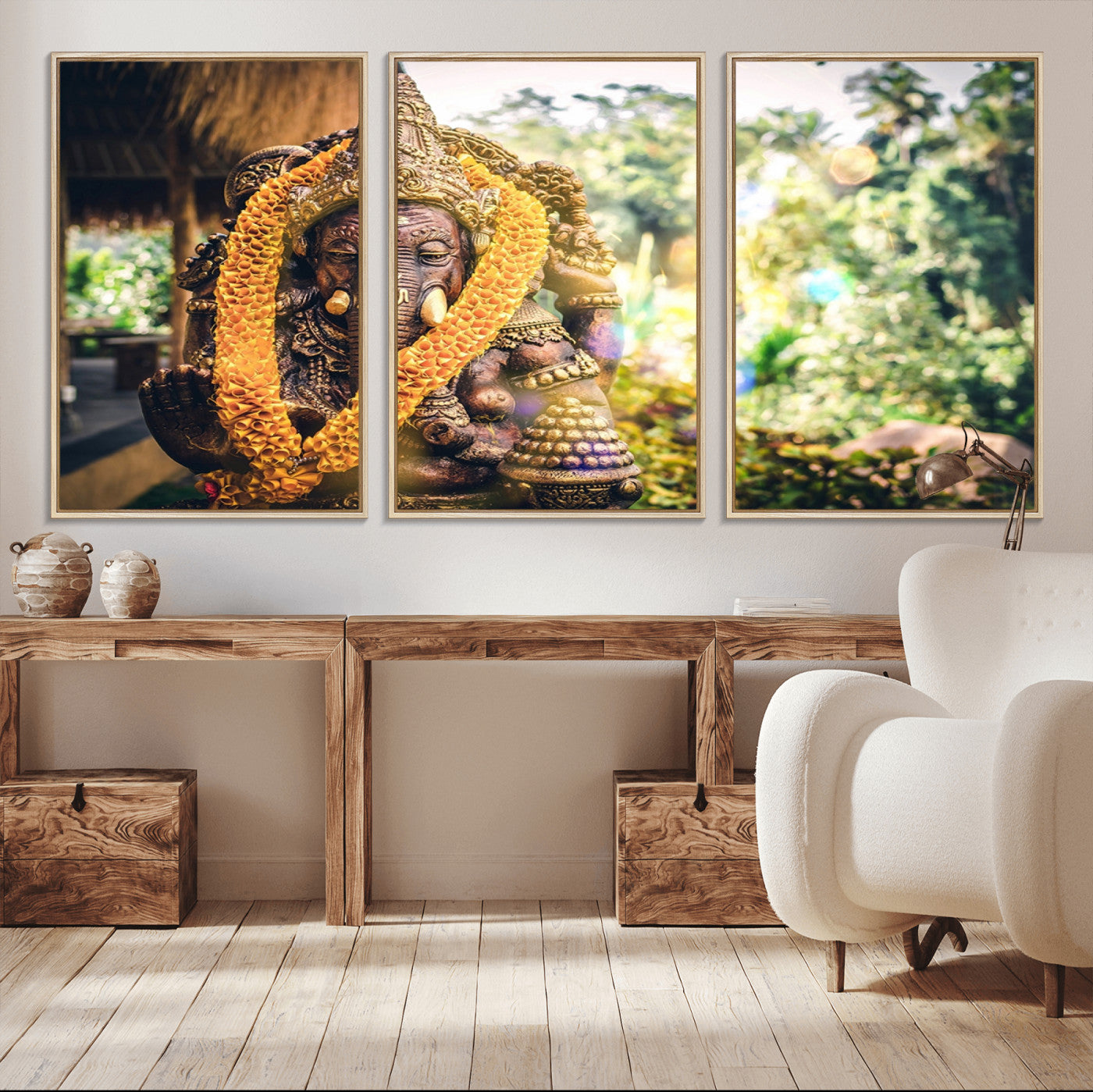 42278-MGV-CV-36X24-Hinduism Statue Wall Art Canvas Print