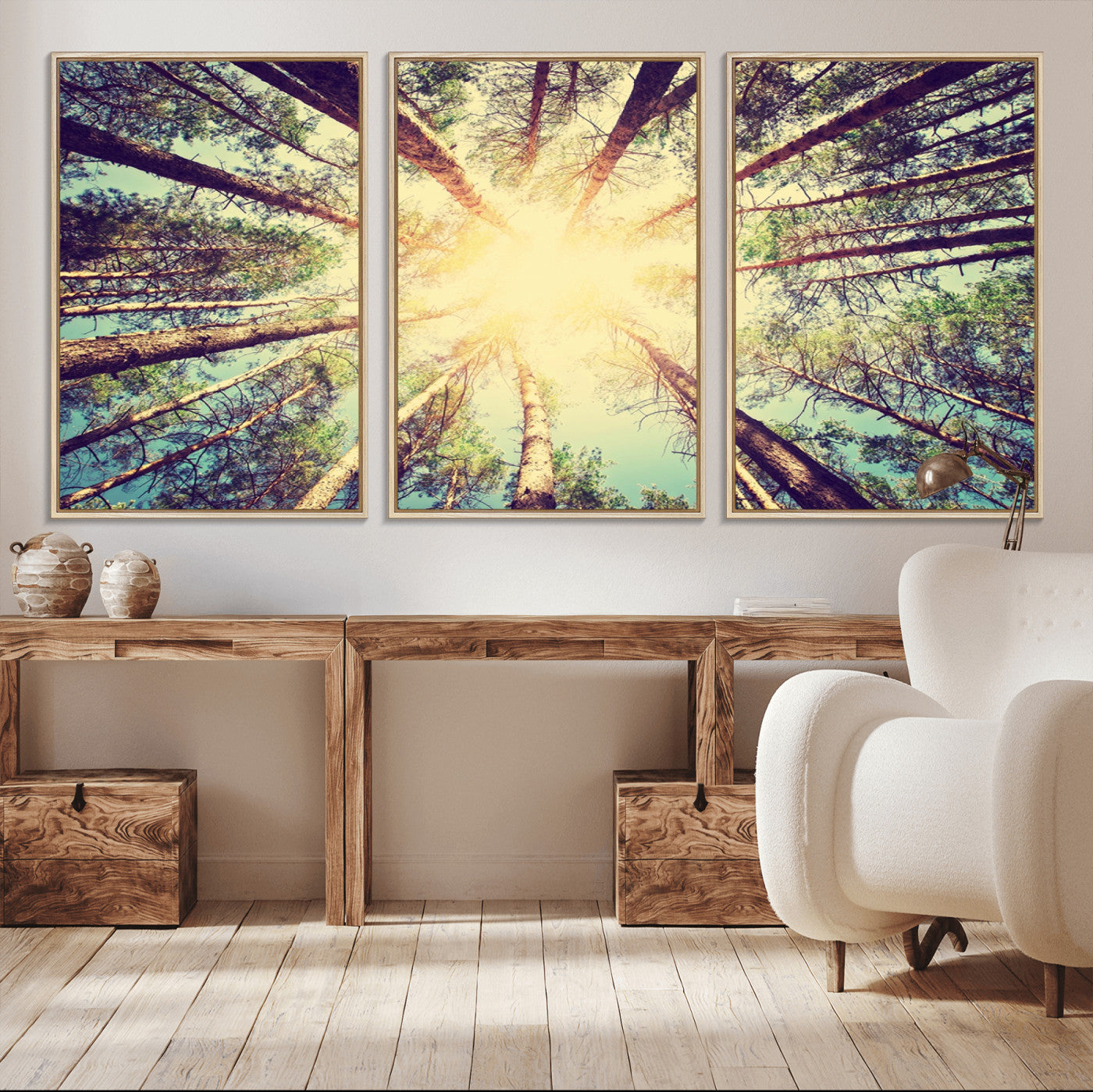 89611-MGV-CV-36X24-Tree and Sunshine Canvas Print