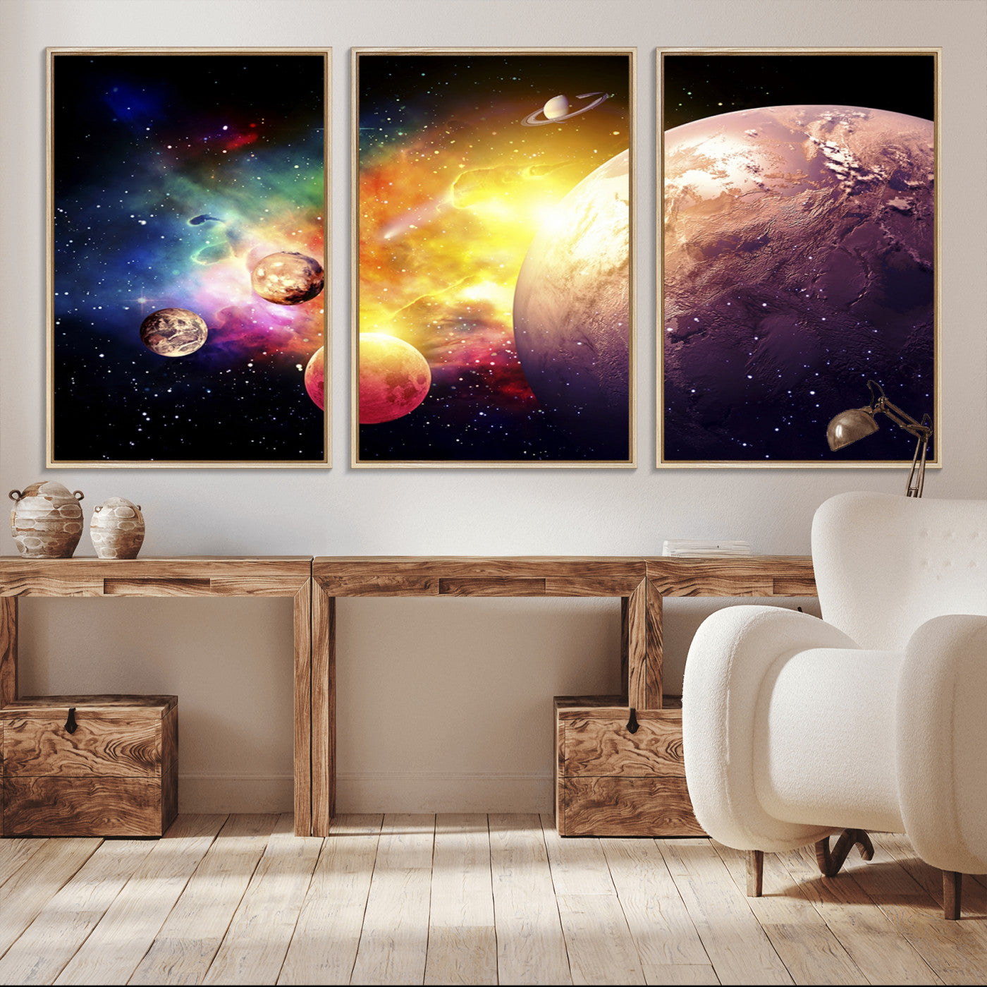 51843-MGV-CV-36X24-Space and Galaxy Canvas Print