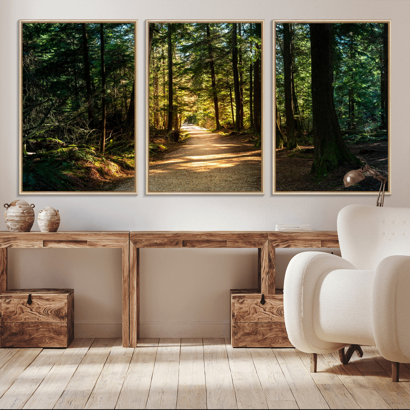95543-MGV-CV-36X24-Natural Landscape Wall Art Relaxing Forest Canvas Print