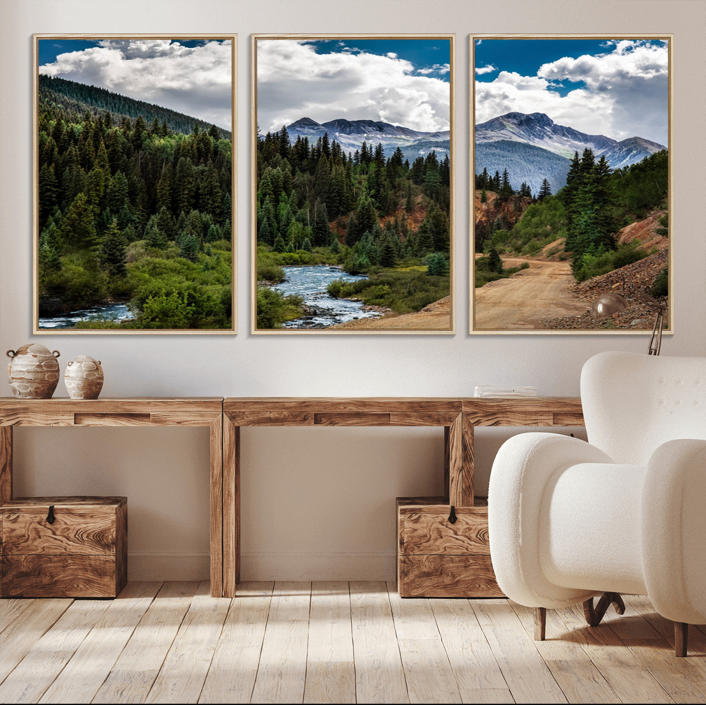 MGV-FC-60X30-3P - San Juan Nal Forest Wall Art Landscape Canvas Print