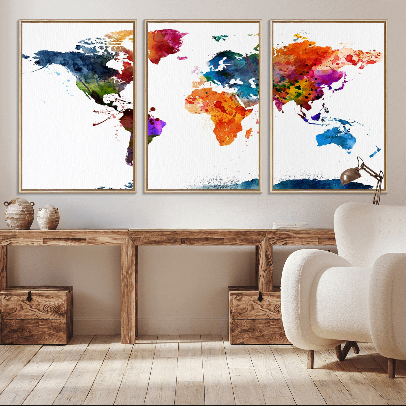 37825-MGV-CV-36X24-Push Pin World Map Canvas Print – Travel Tracker Wall Art for Couples, Perfect Anniversary Gift for Home or Office Decor