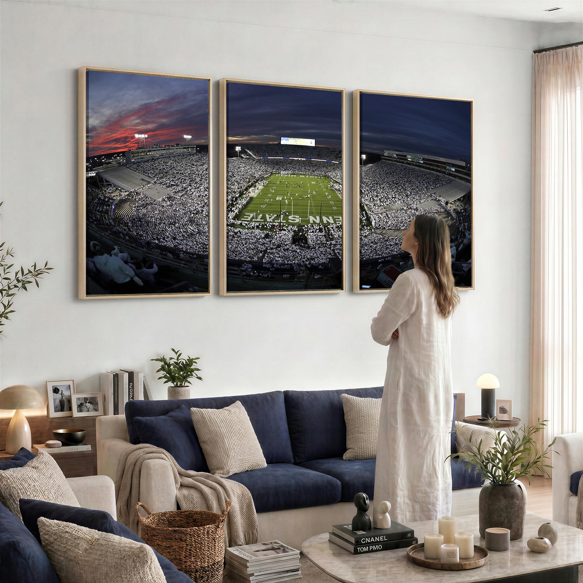 59877-MGV-CV-36X24 - Penn State University Nittany Lions Football Team Print