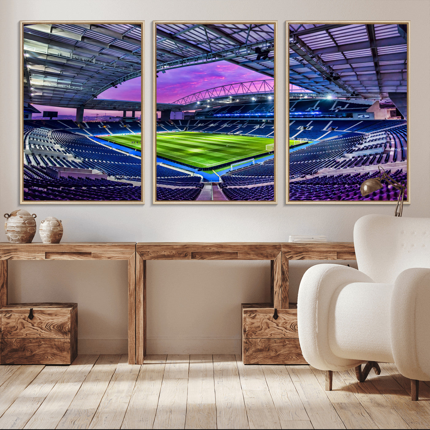 -FC Porto Soccer Team Print Canvas- Dragon Stadium Wall Art Canvas Print