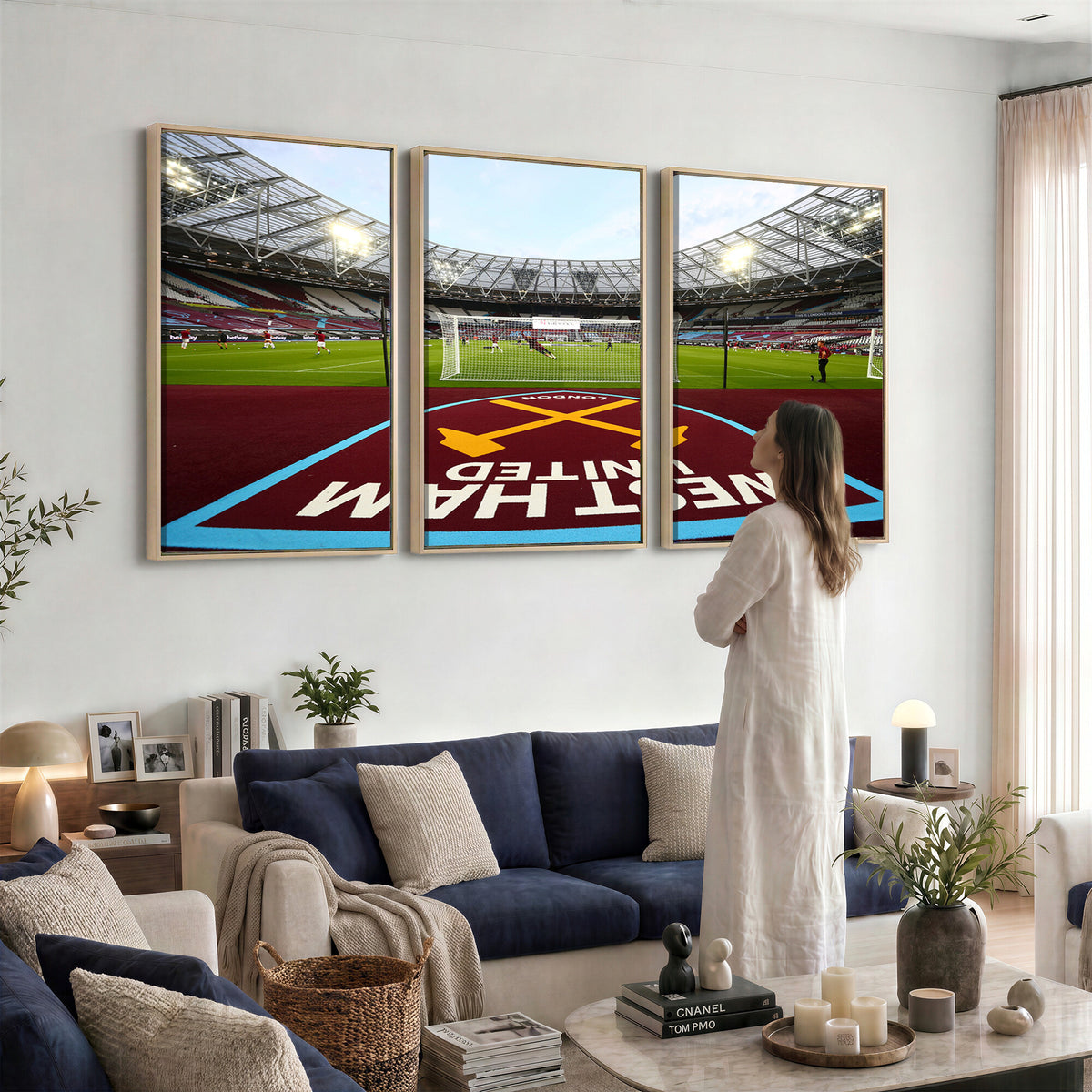 77367-MGV-CV-36X24 - West Ham United FC Stadium Canvas Wall Art, London Stadium