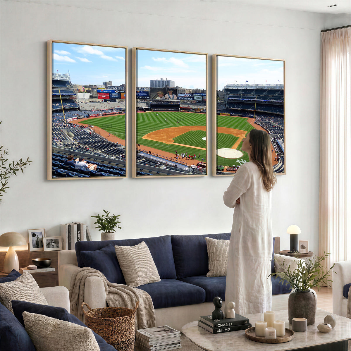 98047-MGV-CV-36X24 - Buffalo Bills Stadium Wall Art, Buffalo Bills Decor, NFL Fan Gift