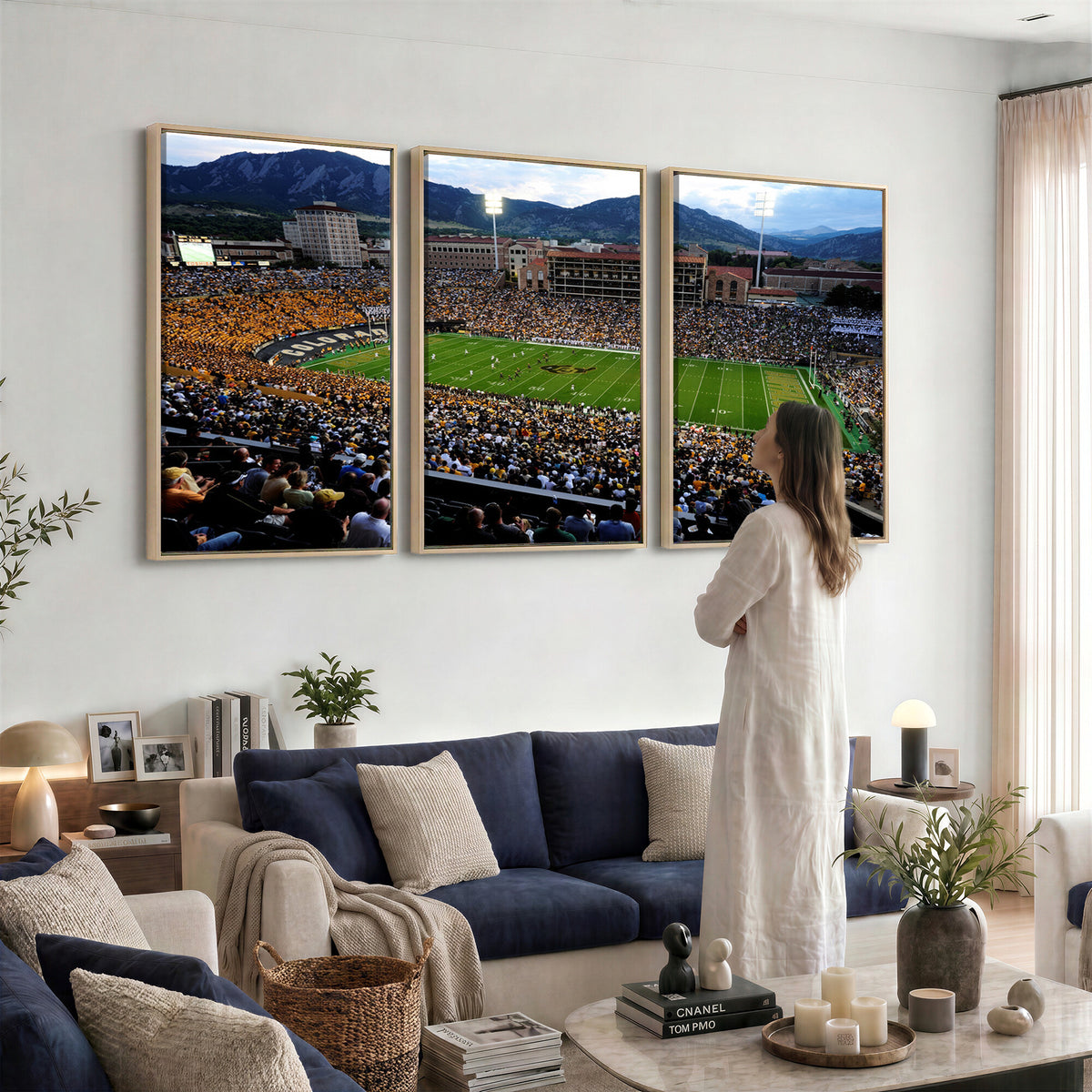 60552-MGV-CV-36X24 - Folsom Field, University of Colorado Buffaloes Football