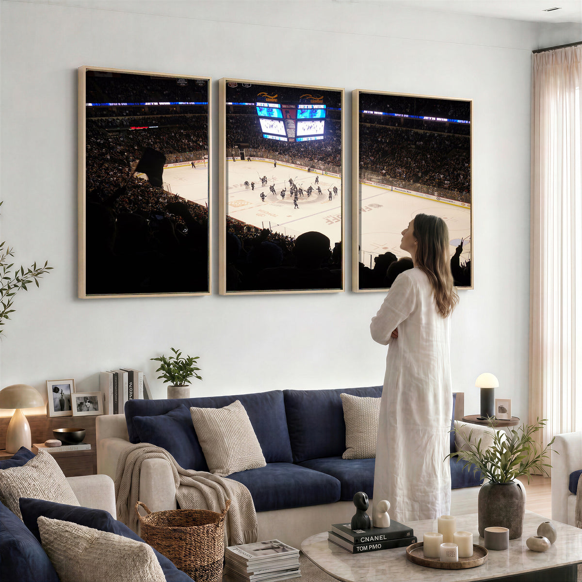 22497-MGV-CV-36X24 - Canada Life Centre Wall Art | Winnipeg Jets Hockey Team Print Canvas | Ready to Hang | Winnipeg Wall