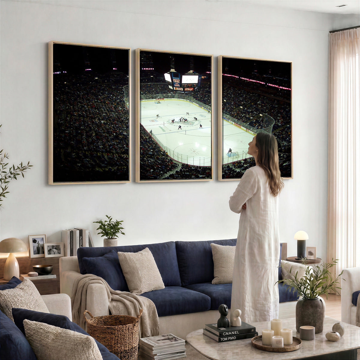 38823-MGV-CV-36X24 - Nationwide Arena Ohio Columbus Blue Jackets Hockey Stadium