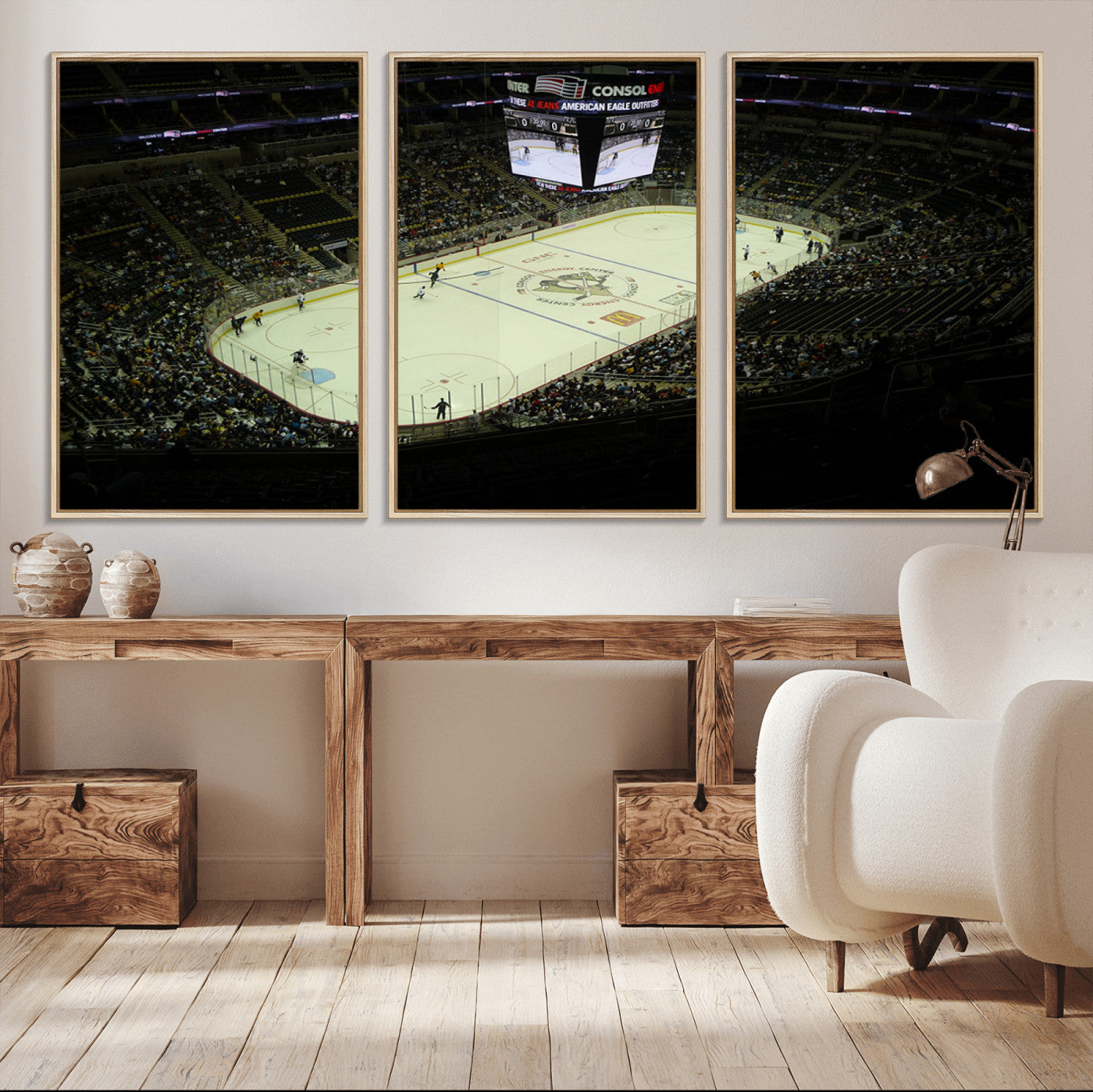 52168-MGV-CV-36X24-PPG Paints Arena Pennsylvania Pittsburgh Penguins Hockey Stadium Canvas, Pennsylvania Pittsburgh