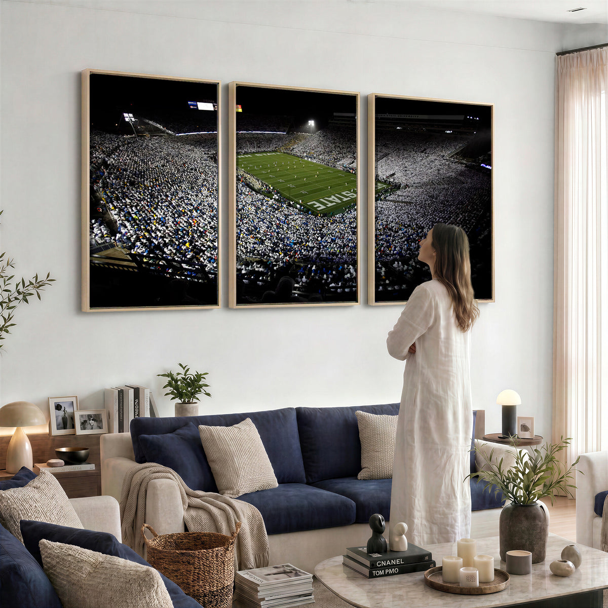 96825-MGV-CV-36X24 - Penn State Football Stadium Wall Art - Beaver Stadium Canvas Print