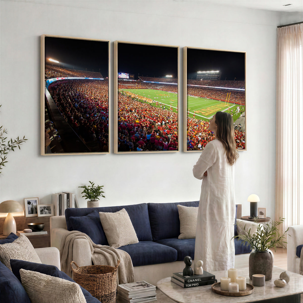 35139-MGV-CV-36X24 - Iowa State University Cyclones Canvas Print, Jack Trice Stadium