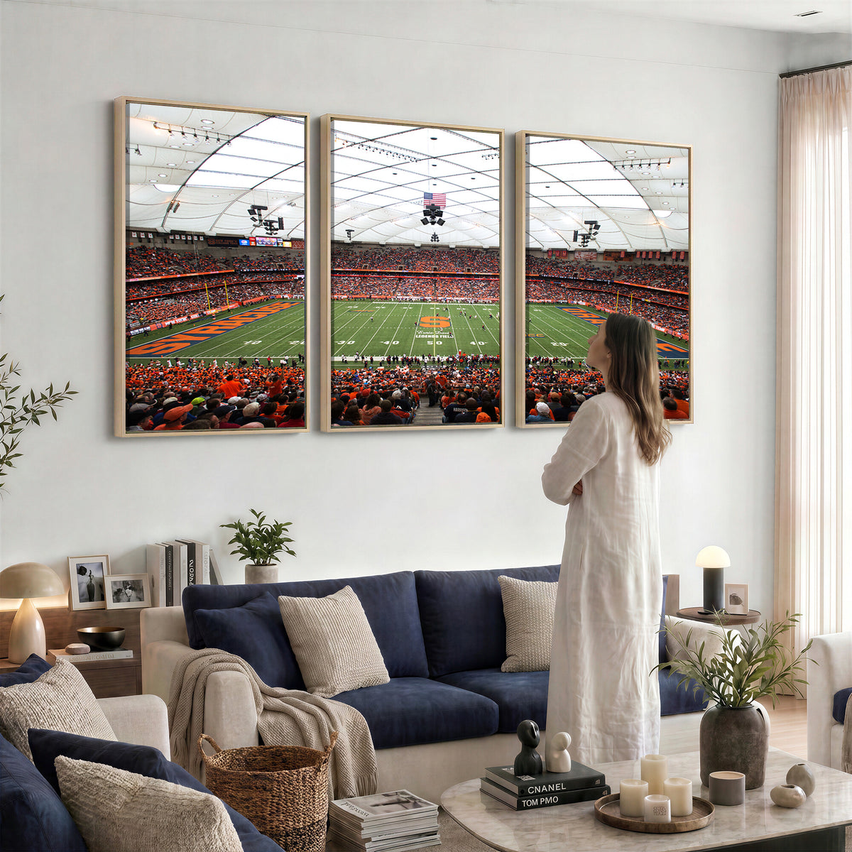 78104-MGV-CV-36X24 - Syracuse University Orange Football Team Print, Syracuse