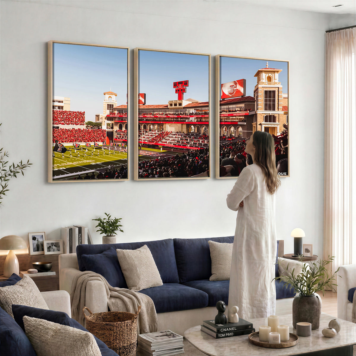 89744-MGV-CV-36X24 - Jones AT&T Stadium Texas Tech Red Raiders Wall Art