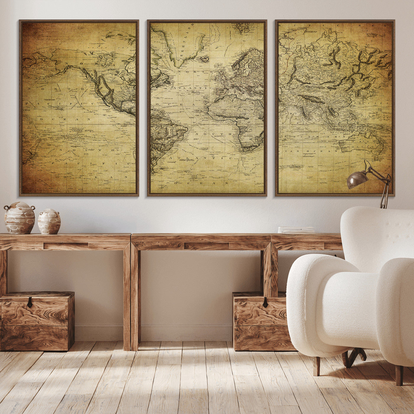 55170-MGV-CV-36X24-Push Pin World Map Canvas Print – Travel Tracker Wall Art for Couples, Perfect Anniversary Gift for Home or Office Decor