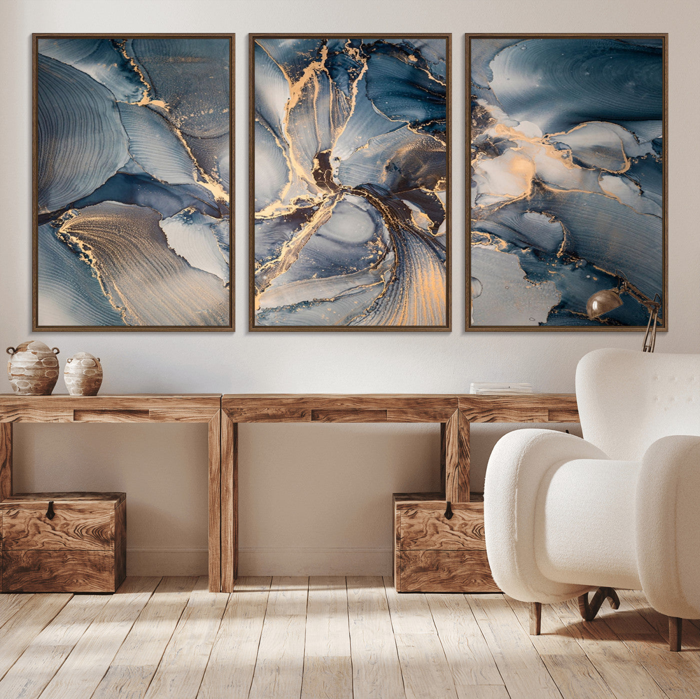 MGV-FC-60X30-3P - Abstract Wall Art Canvas Print for Modern Home Decor