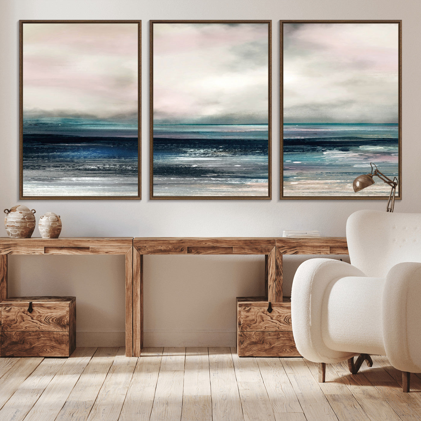 MGV-FC-60X30-3P - Contemporary Abstract Wall Art Canvas Print